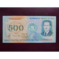 Перу 500 солей 1982 UNC