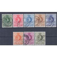 [594] Британские колонии. Свазиленд 1938. Георг VI. 8 гашеных марок.