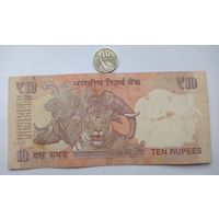 Werty71 Индия 10 рупий 2014 банкнота 1 2