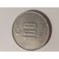100 лира  Турция 2001