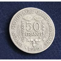 Западная Африка 50 франков 1980