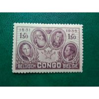 Бельгийское Конго. Монархи Бельгии. 1936 год.