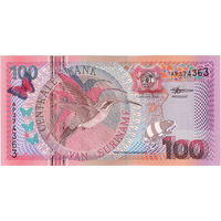 Суринам, 100 гульденов, 2000 г., UNC