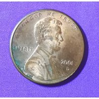 1 цент сша 2001 г.