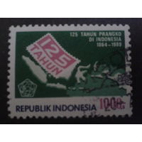 Индонезия 1989 125 лет выпуска 1-й марки Индонезии