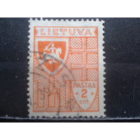 Литва, 1936. Стандарт, герб 2ст