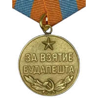 Копия Медаль за взятие Будапешта