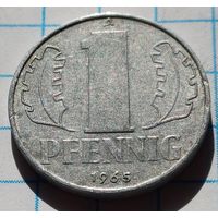 Германия - ГДР 1 пфенниг, 1965     ( 2-6-2 )