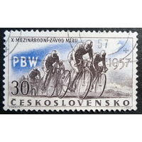 Чехословакия 1957  Международные соревнования по велосипедному спорту