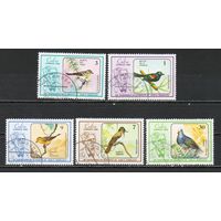 Фауна Птицы Куба 1986 год 5 марок