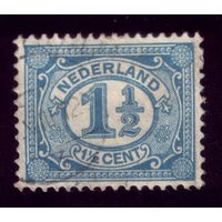 1 марка 1908 год Нидерланды 75