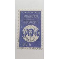 Чехословакия 1965. 20 лет Международной федерации демократических женщин. Полная серия