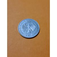 Монета 2 марки ФРГ 1987 (G).