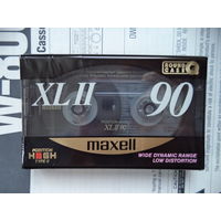 Аудиокассета maxell XL-II 90. Из блока, в коллекцию.