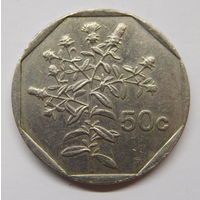 Мальта 50 центов 1992 г