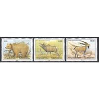 Фауна Таджикистан 1993 год 3 чистых марки