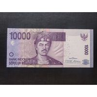 Индонезия 10000 рупий 2010г unc, пресс