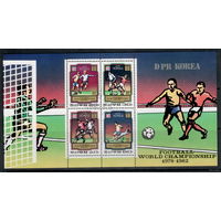 Корея /КНДР/1980/ Спорт / Футбол / Чемпионат / Аргентина-78 / Испания-82 / Блок
