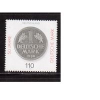 Германия(ФРГ)-1998,(Мих.1996), ** , Нумизматика, Монета