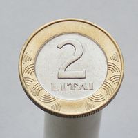 Литва 2 лита  1998