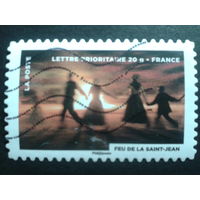 Франция 2012 день марки, хоровод вокруг костра
