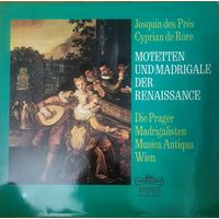 Josquin Des Pres / Cyprian De Rore – Motetten Und Madrigale Der Renaissance.