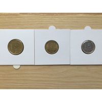 Аргентина набор монет 50, 20, 5 сентаво 1973 - 3 шт.