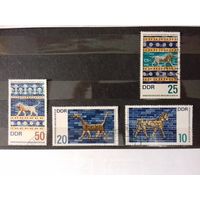 ГДР Германия 1966 Музей Ближнего востока в Берлине полная серия 4 марки