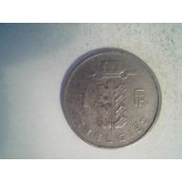 Монеты.Бельгия 1 Франк 1959.