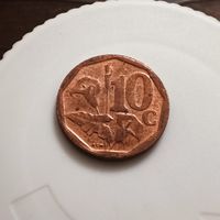 ЮАР 10 центов 2018 год