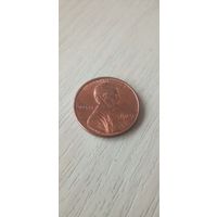 США 1 цент 1989г. б/б
