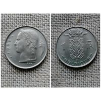 Бельгия 1 франк  1980