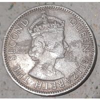 Белиз 25 центов, 1976 Бюст Королевы Елизаветы II (8-4-3(в))