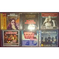 Диски MP3, Ozzy Osbourne, Black Sabbath, Robert Plant, Rainbow, Queen, Scorpions. Цена за один диск