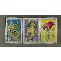 Конго 1971 Цветы (3 марки)
