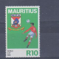 [1176] Маврикий 1986. Спорт.Футбол.Чемпионат мира. MNH. Кат.7,50 е.