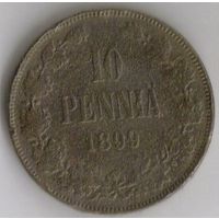 10 пенни 1899 год _состояние VF