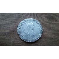 Полуполтинник 1769 ММД EI серебро  СОХРАН