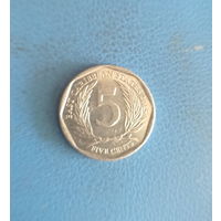 Британские Восточно-карибские территории 5 центов 2015 год