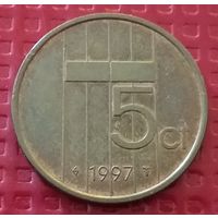 Нидерланды 5 центов 1997 г  г. #50317