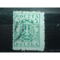 Польша 1919 Стандарт, герб 5 геллеров