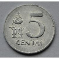 Литва 5 центов, 1991 г.