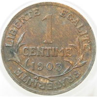Франция 1 сантим 1903 (274) распродажа коллекции