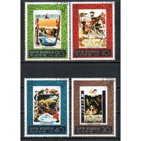Морские исследователи КНДР 1980 год серия из 4-х марок