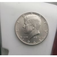 1/2  доллара 1964