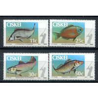 Сискей - 1985г. - Рыбки - полная серия, MNH [Mi 70-73] - 4 марки