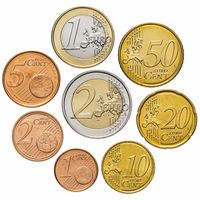 Италия набор евро 2009 (8 монет) UNC