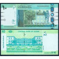 Судан, 10 фунтов 2017 год. UNC