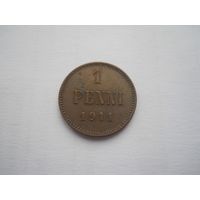 1 пенни 1911