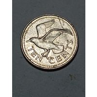 Барбадос 10 центов 1995 года